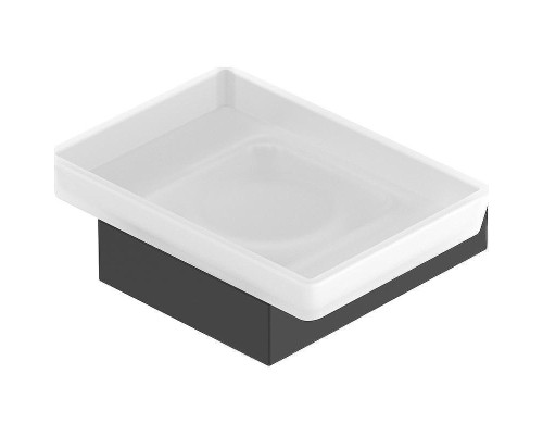 Мыльница Cezares Slider SLIDER-SODS-NOP Черная матовая