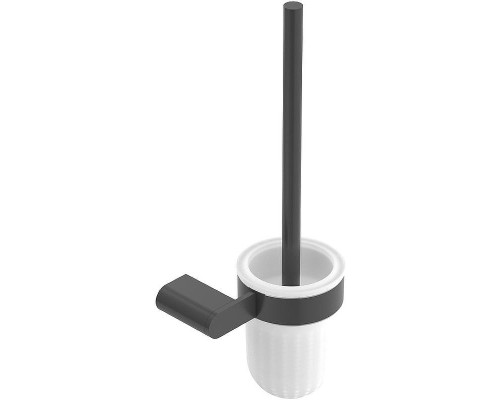 Ершик для унитаза Cezares Stylus STYLUS-TBS-V-NOP Черный матовый