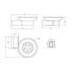 Мыльница Cezares Stylus STYLUS-SODS-01 Хром