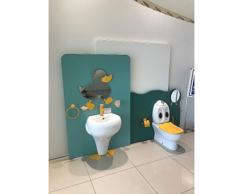 Кольцо для полотенец Creavit Ducky BR20210Y Желтое