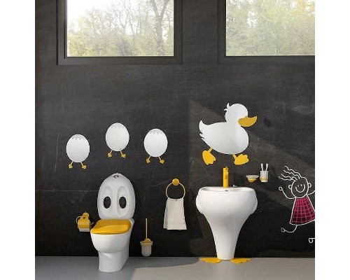 Кольцо для полотенец Creavit Ducky BR20210Y Желтое