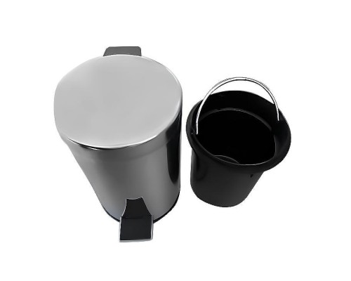 Ведро для мусора Frap F702 Хром