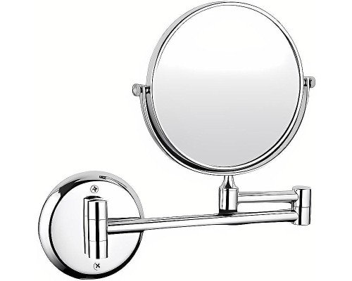 Косметическое зеркало Frap F6106 с увеличением Хром