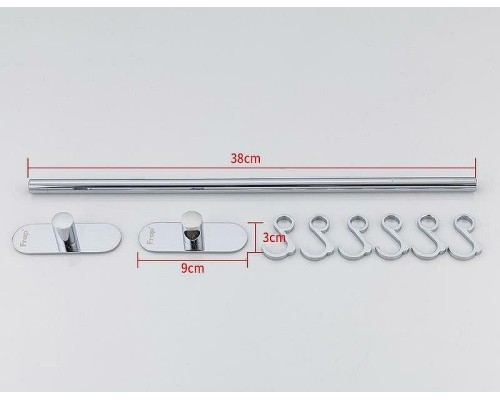 Вешалка для полотенец Frap F38 F3816-6 Хром