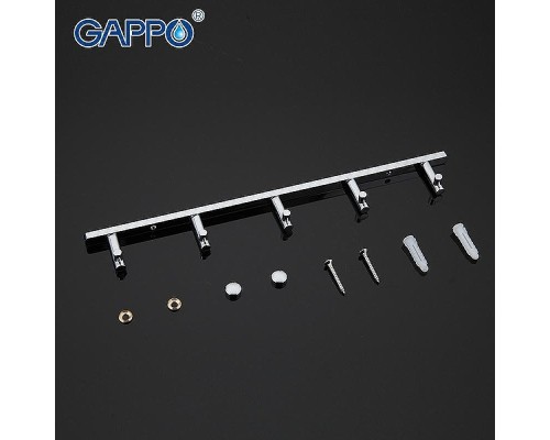 Вешалка для полотенец Gappo G202-5 Хром