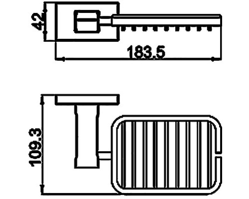Мыльница Gappo G0702-10 Хром