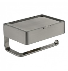 Держатель туалетной бумаги Grocenberg AC0050NK с полкой цвет Никель