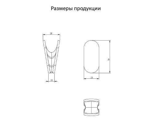 Крючок Grocenberg AC0051CR цвет Хром