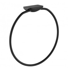 Кольцо для полотенец Grocenberg AC0063BL цвет Черный матовый