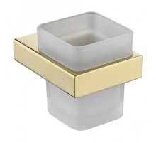 Стакан для зубных щеток Grocenberg AC0021GO цвет Золото глянцевое