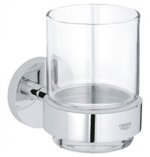 Стакан для зубных щеток Grohe Essentials 40447001 прозрачное стекло