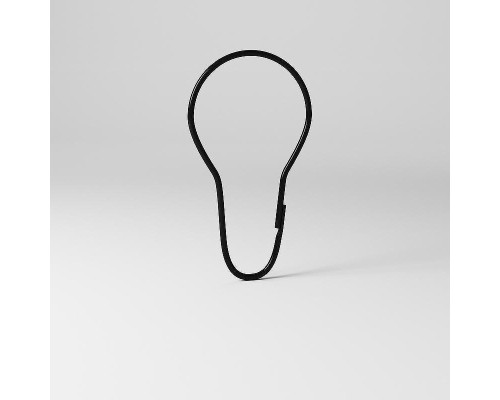 Кольца для штор Iddis RINMBL0i15 Черные матовые