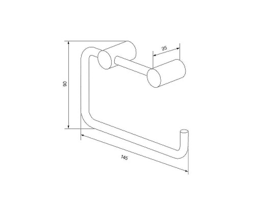 Держатель туалетной бумаги Iddis Petite PETWT00i43 Белый