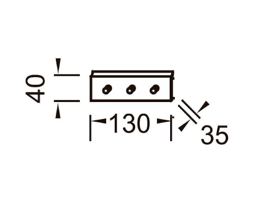 Вешалка для полотенец Jacob Delafon Sherwood EB1845RU-NF цвет Хром