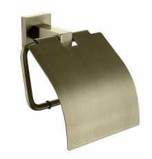 Держатель туалетной бумаги Kaiser Canon KH-4300 с крышкой цвет Бронза