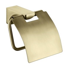 Держатель туалетной бумаги Kaiser Glory KH-4500 с крышкой цвет Бронза