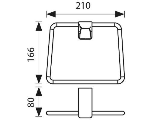 Кольцо для полотенец Kaiser Glory KH-4501 цвет Бронза