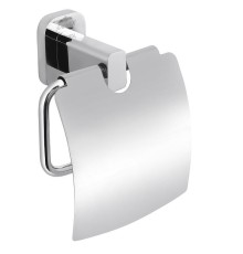 Держатель туалетной бумаги Kaiser Oval KH-2040 с крышкой цвет Хром