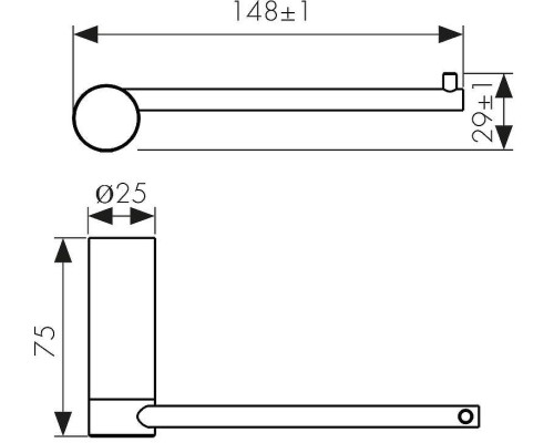 Держатель туалетной бумаги Kaiser Vita KH-3201 цвет Хром