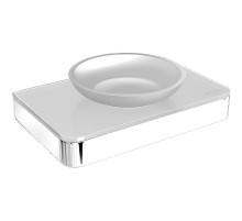 Мыльница Lemark Glass Line 9741037 Хром