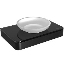 Мыльница Lemark Glass Line 9742039 Черная матовая