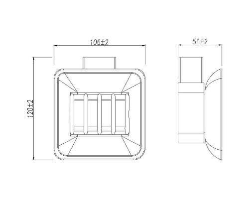 Мыльница Lemark Smooth Line 9742017 Черная матовая