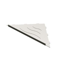 Металлическая полка RGW MT-12W 49279912-01 угловая Белая