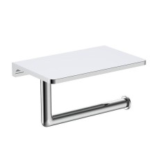Держатель туалетной бумаги Raglo R320.03 с полкой цвет Хром