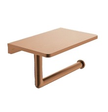 Держатель туалетной бумаги Raglo R320.03.33 с полкой цвет Медь