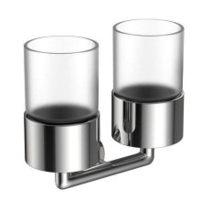Стакан для зубных щеток Raglo R320.08 двойной цвет Хром