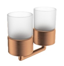 Стакан для зубных щеток Raglo R320.08.33 двойной цвет Медь