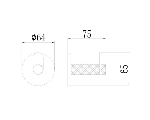 Крючок Savol S-002153HB цвет Черный Золото