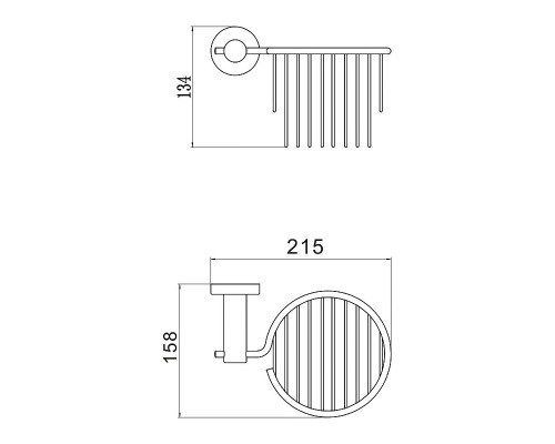Держатель освежителя воздуха Savol S-005633Q цвет Графит