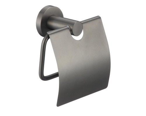 Держатель туалетной бумаги Savol S-005651Q с крышкой цвет Графит
