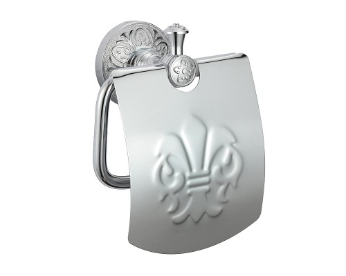 Держатель туалетной бумаги Savol S-005851A с крышкой цвет Хром