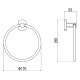 Кольцо для полотенец Savol S-009960 цвет Хром