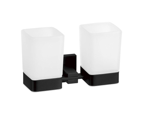 Стакан для зубных щеток Savol S-06568H двойной цвет Черный