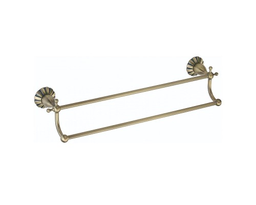 Полотенцедержатель Savol S-08948C двойной цвет Бронза