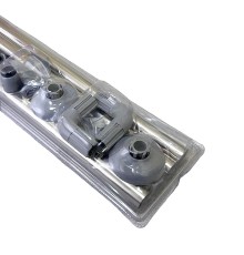 Карниз для ванны Savol SK-8019W цвет Хром