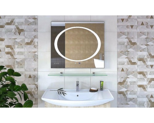 Стеклянная полка Vigo 80 Хром