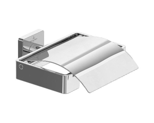 Держатель туалетной бумаги Villeroy&Boch Elements-Striking TVA15201300061 с крышкой Хром