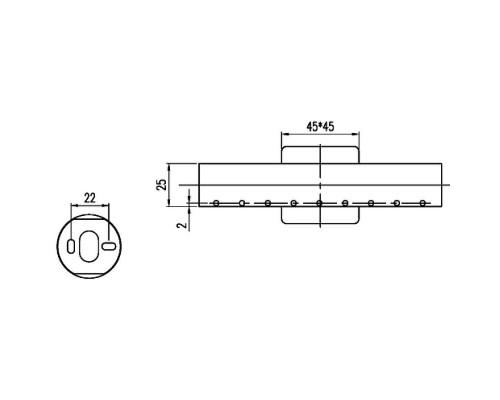 Мыльница Villeroy&Boch Elements-Striking TVA15200800061 Хром