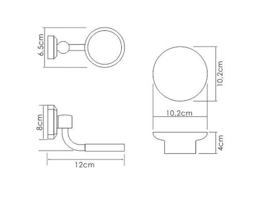 Мыльница WasserKRAFT K-28129 цвет Хром