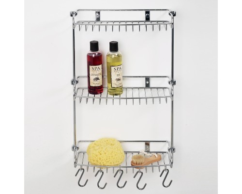 Полка корзина WasserKRAFT K-1433 цвет Хром