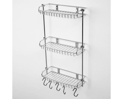 Полка корзина WasserKRAFT K-1433 цвет Хром