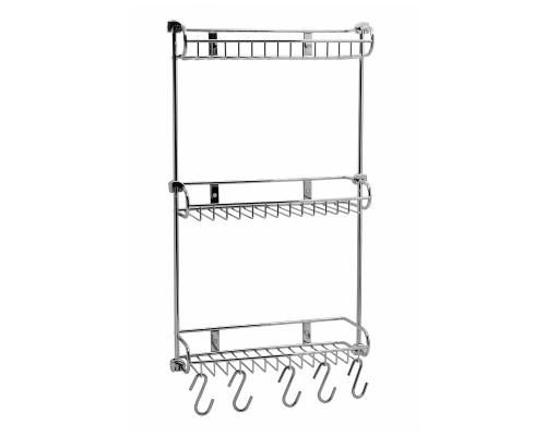 Полка корзина WasserKRAFT K-1433 цвет Хром