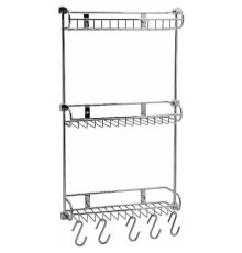 Полка корзина WasserKRAFT K-1433 цвет Хром