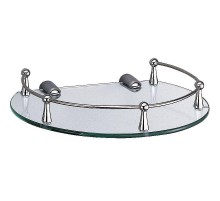 Стеклянная полка WasserKRAFT K-566 цвет Хром