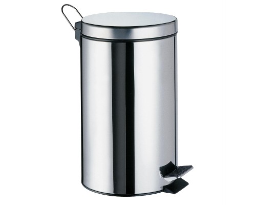 Ведро для мусора WasserKRAFT K-635 цвет Хром