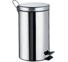 Ведро для мусора WasserKRAFT K-635 цвет Хром